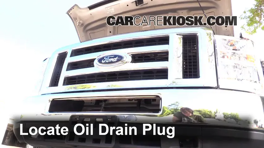 2013 Ford E-350 Super Duty XLT 5.4L V8 FlexFuel Standard Passenger Van Aceite Cambiar aceite y filtro de aceite